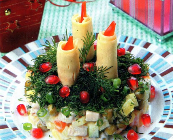 Салат рождественский «Адвент» с брокколи — ПараФраз о еде